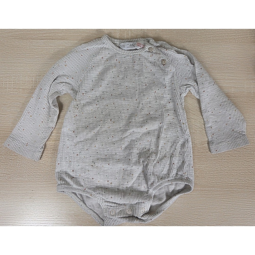 Baby Bodysuit Bundle 4 Pc Kate Quinn Boden Zara Me & Henry Organic Cotton 6-12M - Picture 9 of 11